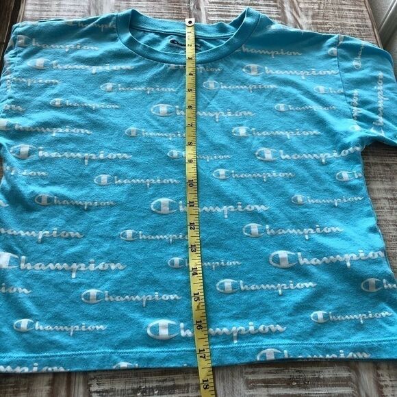 Champion Cropped Print Logo Tee - Picture 2 of 8